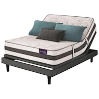 Queen Extra Plush Hybrid Mattress and Motionplus Adjustable Foundation