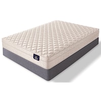 Cal King Firm Euro Top Innerspring Mattress and 9" Foundation