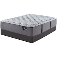 Cal King 15" Medium Encased Coil Mattress and 5" Low Profile Foundation