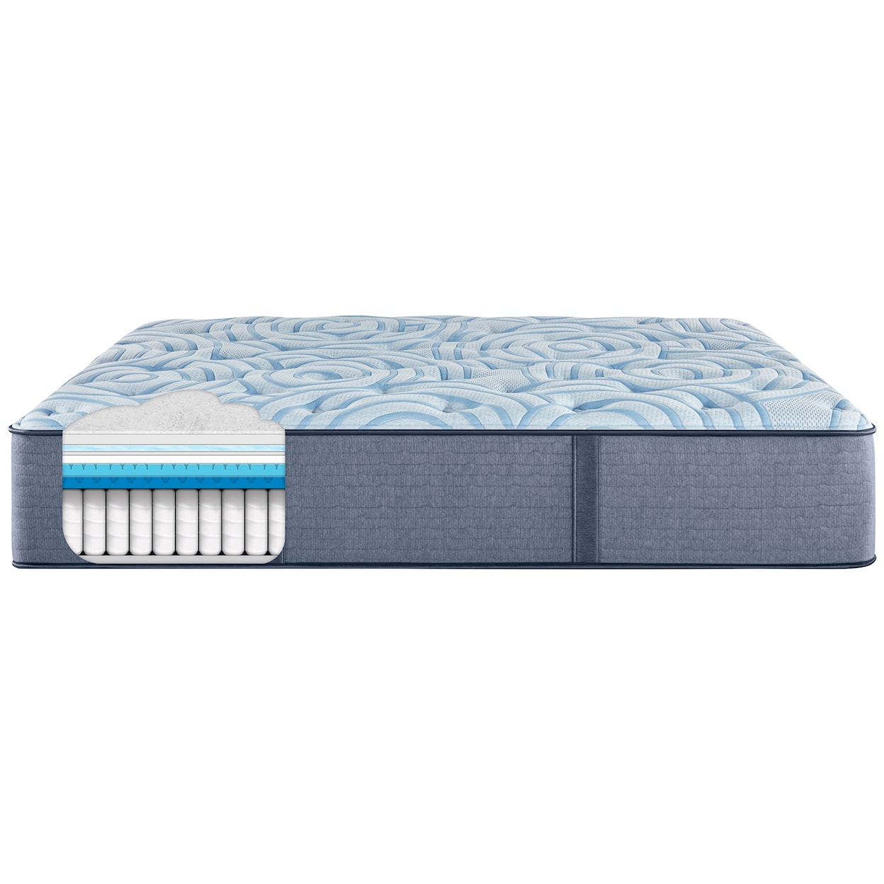 Serta Luminous Sleep Plush Queen 15" Plush Mattress Set