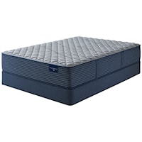 Queen 13" Extra Firm Wrapped Coil Mattress and 9" High Profile Foundation