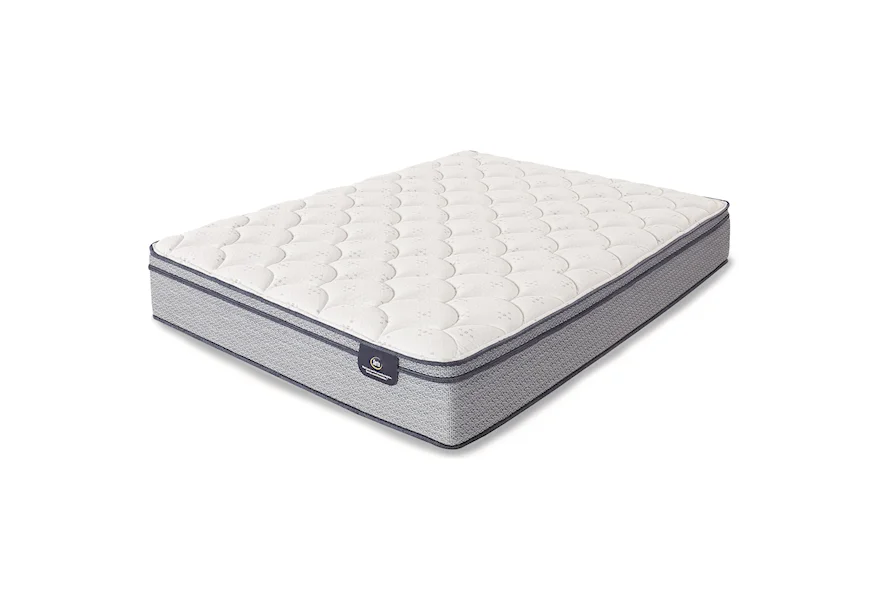 Luxe Edition Armisted Plush ET Twin XL Pocketed Coil Mattress by Serta at Baer's Furniture