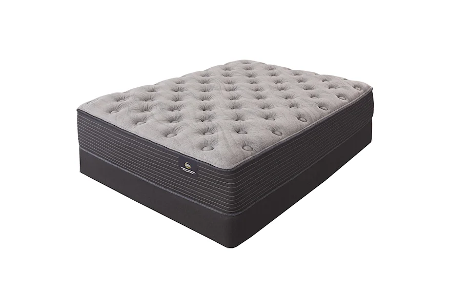 Luxe Edition Brookton Plush Twin XL Pocketed Coil Mattress Set by Serta at Baer's Furniture