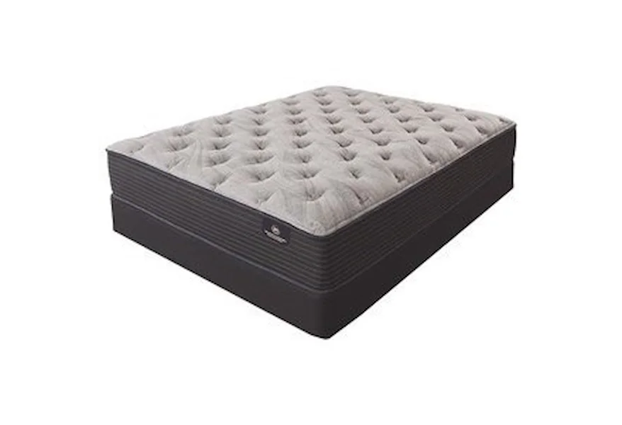 Luxe Edition Chamblee Firm King Pocketed Coil Mattress Set by Serta at Royal Furniture
