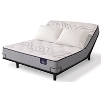 Twin XL Plush Pocketed Coil Mattress and Motion Slim Adjustable Base