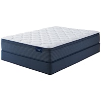 Full 12" Euro Top Wrapped Coil Mattress and 9" High Profile Foundation