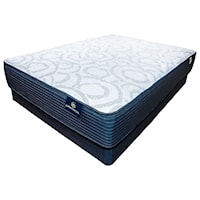 California King 12.5" Firm Tight Top Mattress and 9" Foundation