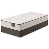 King Cushion Firm Innerspring Mattress and Foundation