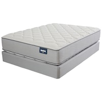Twin 14.25" Plush Double-Sided Mattress and 9" High Profile Foundation