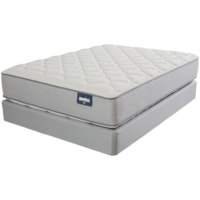 King 14.25" Plush Double-Sided Mattress and 5" Low Profile Foundation