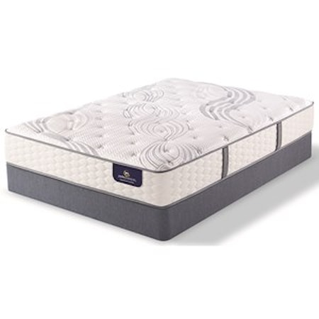 Queen Plush Pocketed Coil Mattress Set