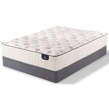 Queen Plush Pocketed Coil Mattress Set, Adj