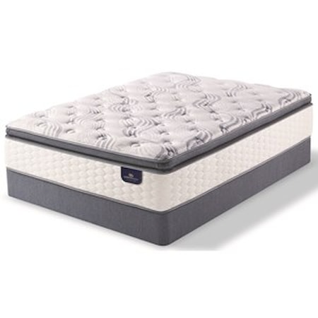 Queen Super PT Pocketed Coil Mattress Set LP