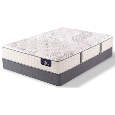 Queen Luxury Firm Pocketed Coil Mattress Set