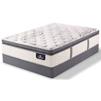 King Super Pillow Top Premium Pocketed Coil Mattress and 9" StabL-Base® Foundation
