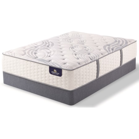 Queen Plush Pocketed Coil Mattress Set