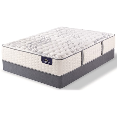 Full Luxury Firm Pocketed Coil Mattress Set
