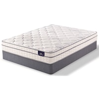 Cal King Euro Top Innerspring Mattress and 9" StabL-Base® Foundation