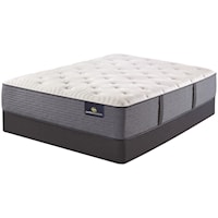 Twin Extra Long 14" Medium Encased Coil Mattress and 5" Low Profile Foundation