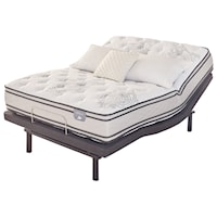 Twin Extra Long Euro Top Encased Coil Mattress and Motion Essentials IV Adjustable Base
