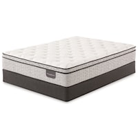 Full Euro Top Pocketed Coil Mattress and 9" Foundation