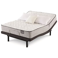 King Plush Pocketed Coil Mattress and Motion Perfect IV Adjustable Base