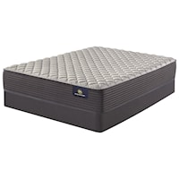 Twin Extra Long 12" Firm Encased Coil Mattress and 9" SertaPedic Foundation