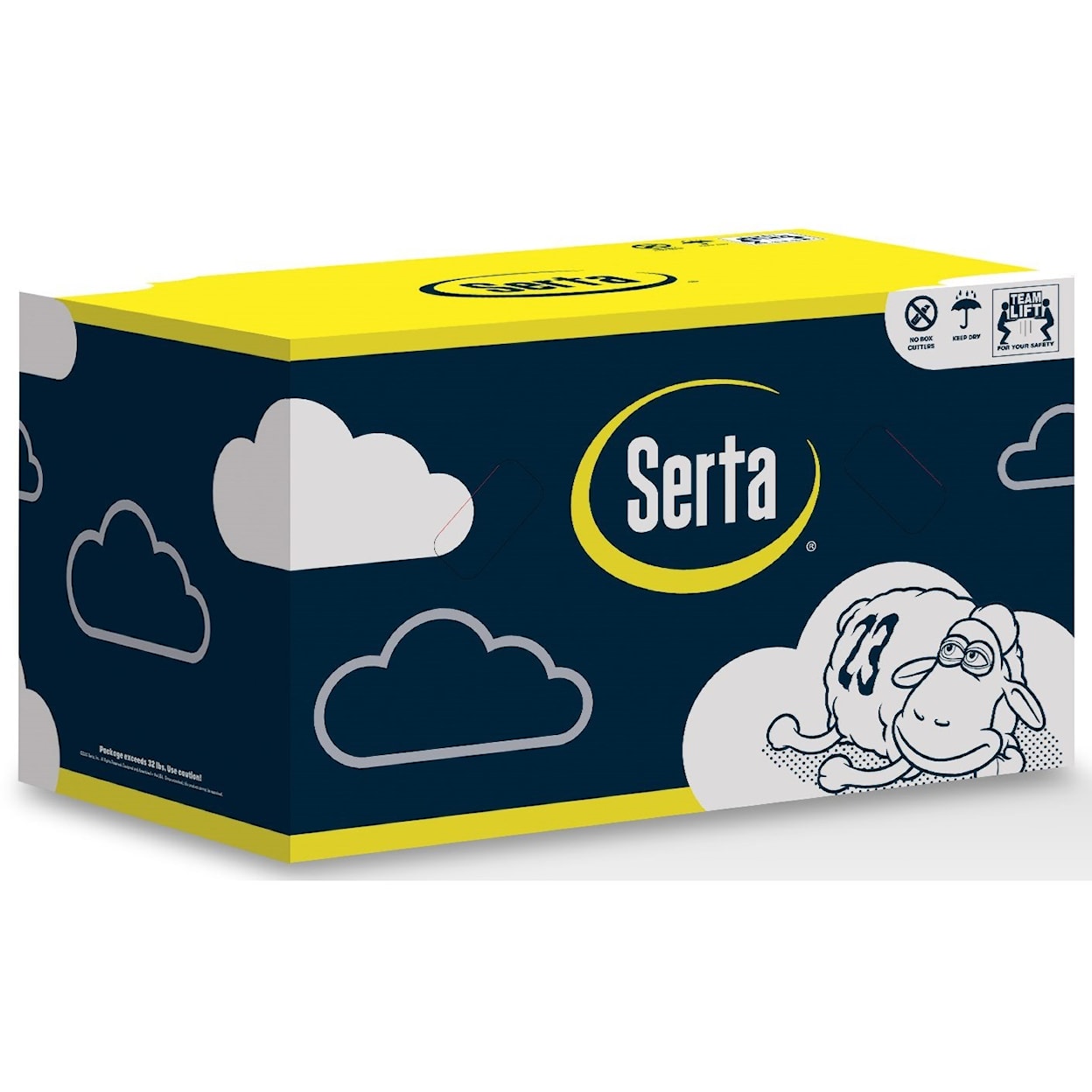 Serta Sheep Retreat Queen 10" Medium Gel Memory Foam Set