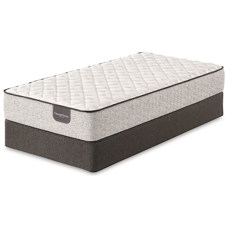 Twin Cushion Firm Innerspring Mattress and 9" Foundation