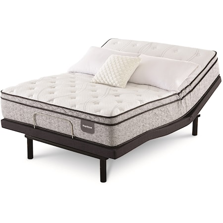 Queen Pocketed Coil Adj Mattress Set