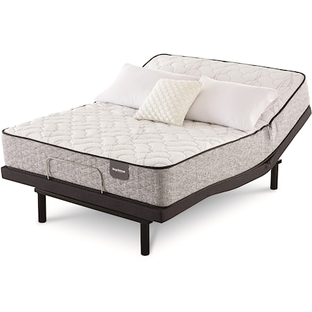 Queen Pocketed Coil Adj Mattress Set