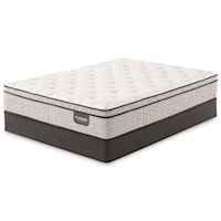 Queen Euro Top Pocketed Coil Mattress and 9" Standard Foundation