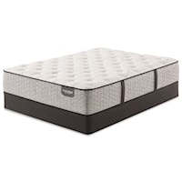 Queen Plush Pocketed Coil Mattress and 9" Standard Foundation