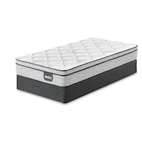 Twin Extra Long Plush Euro Top Innerspring Mattress and 9" Foundation