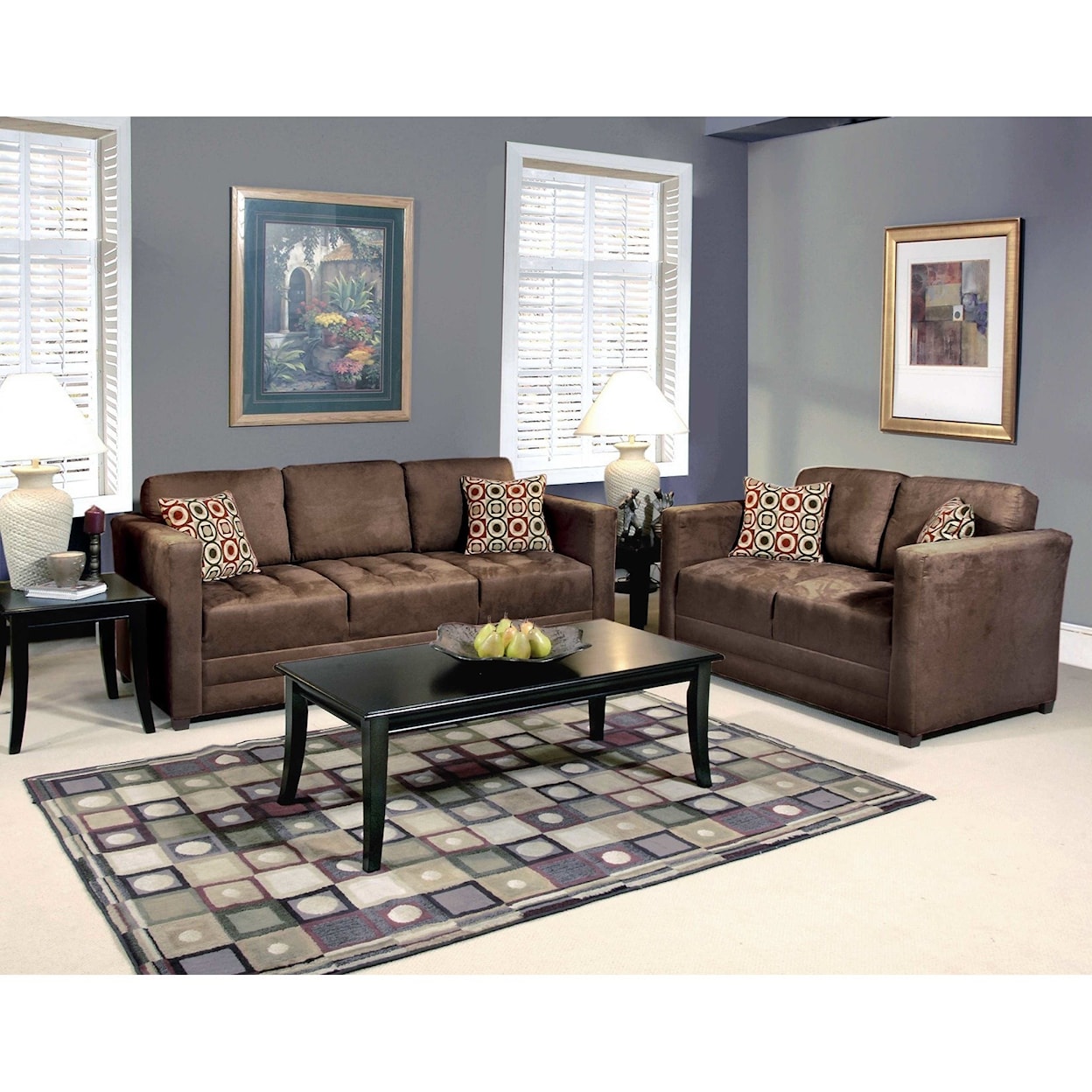 Serta Upholstery by Hughes Furniture 1085 Loveseat