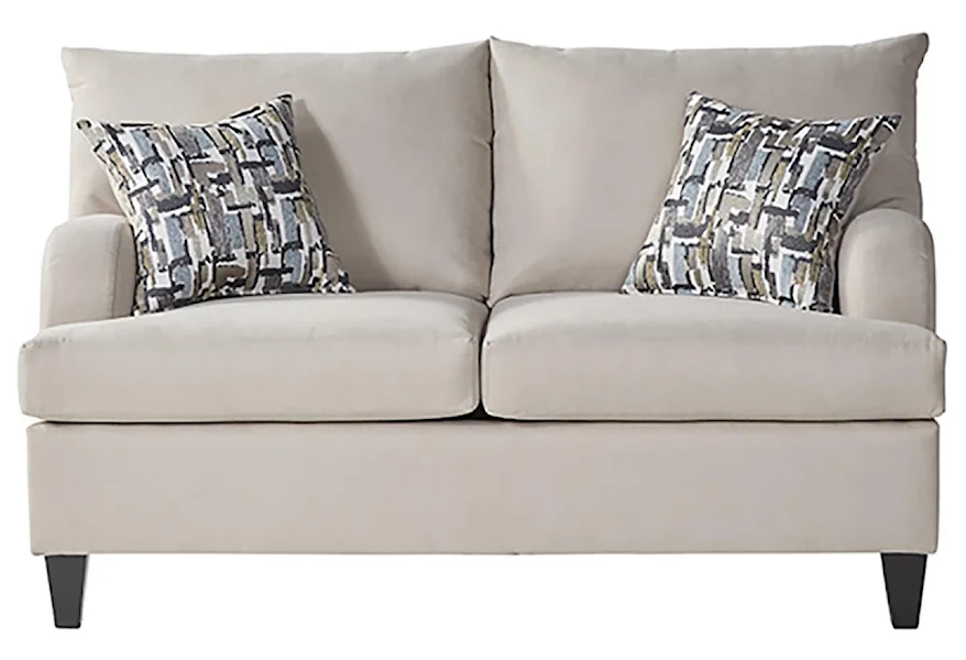 11300 Image Lambskin Contemporary Loveseat by Serta Upholstery by Hughes Furniture at Schewels Home