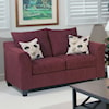 Serta Upholstery by Hughes Furniture 1225 Casual Upholstered Love Seat