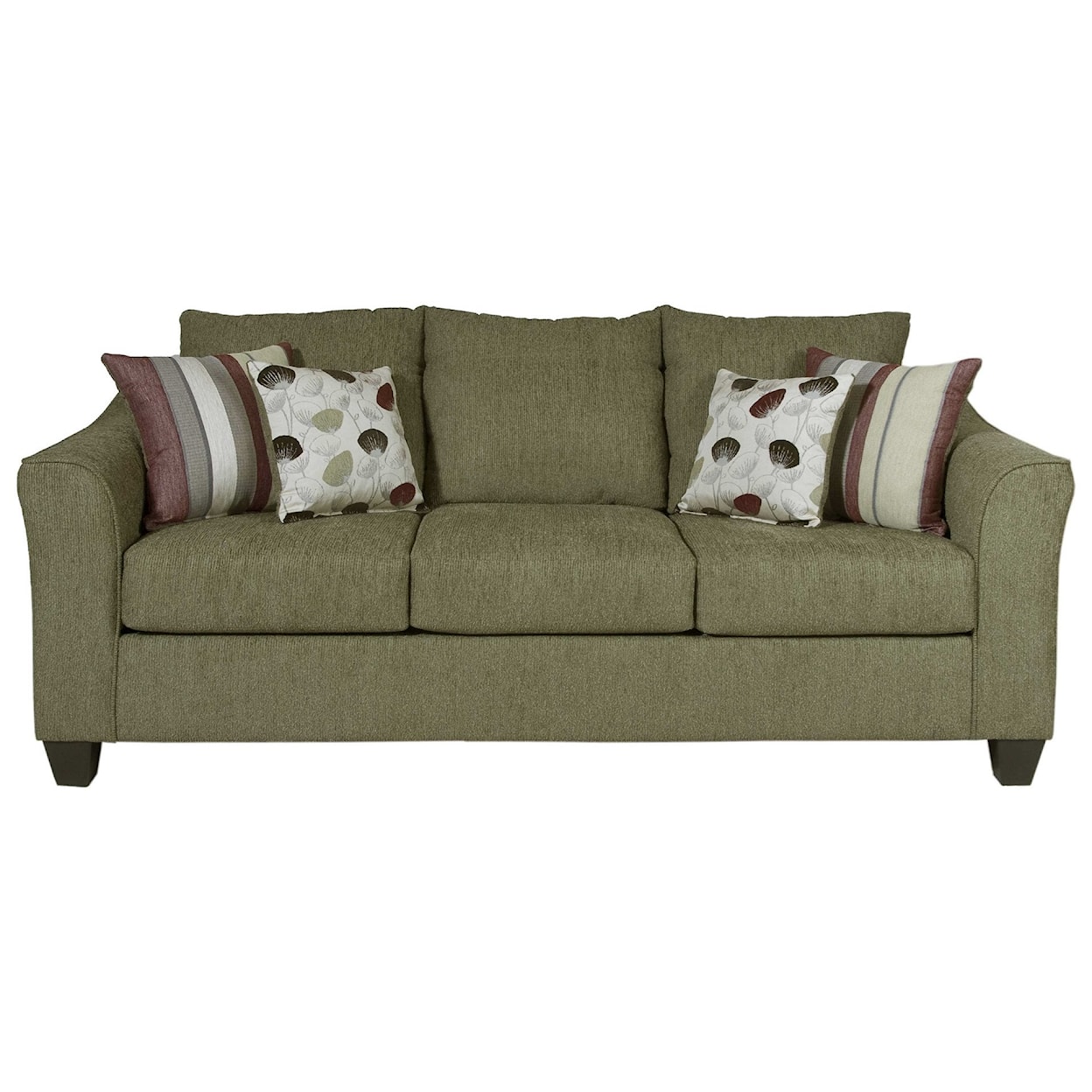 Serta Upholstery by Hughes Furniture 1225 Casual Upholstered Sofa