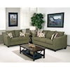 Serta Upholstery by Hughes Furniture 1225 Casual Upholstered Sofa