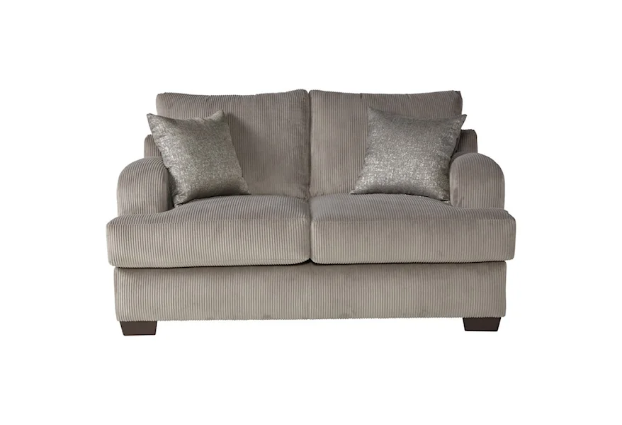 14100 Loveseat by Serta Upholstery by Hughes Furniture at Rooms for Less