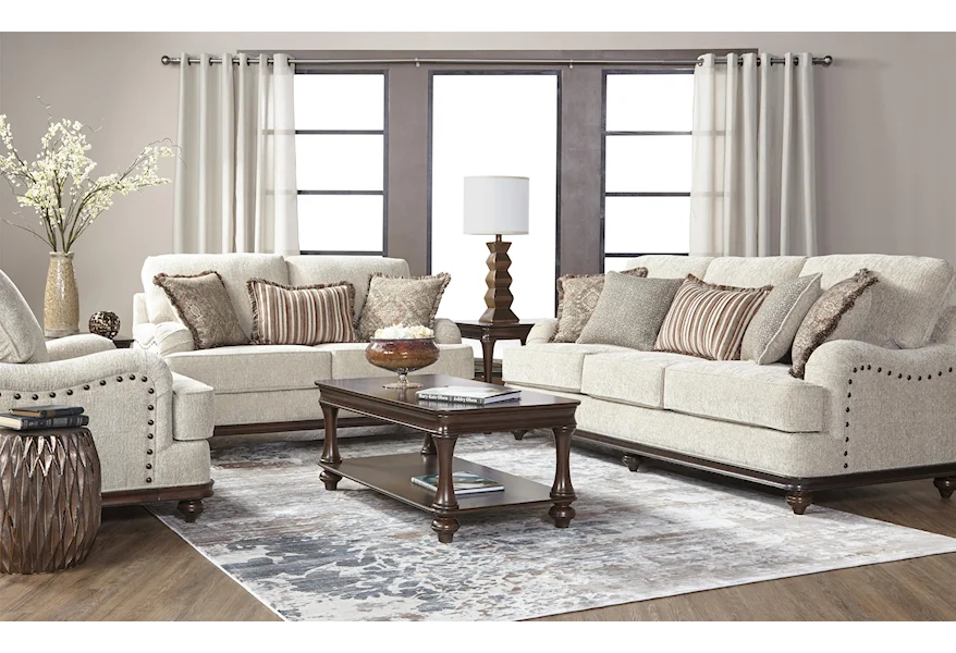 17200 SOFA by Serta Upholstery by Hughes Furniture at Darvin Furniture