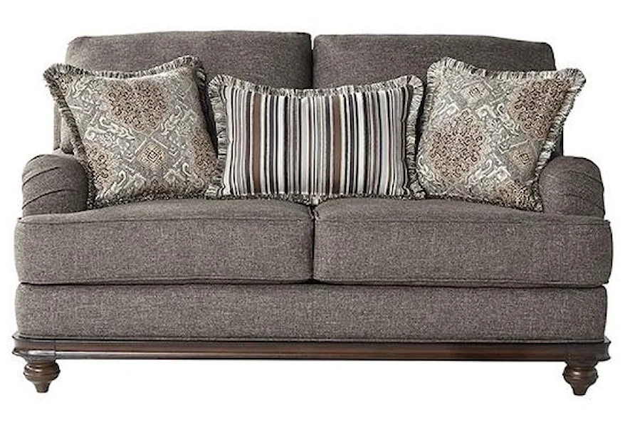 17200 Phineas Driftwood Loveseat by Serta Upholstery by Hughes Furniture at Schewels Home