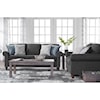 Serta Upholstery by Hughes Furniture 17655 Traditional Loveseat