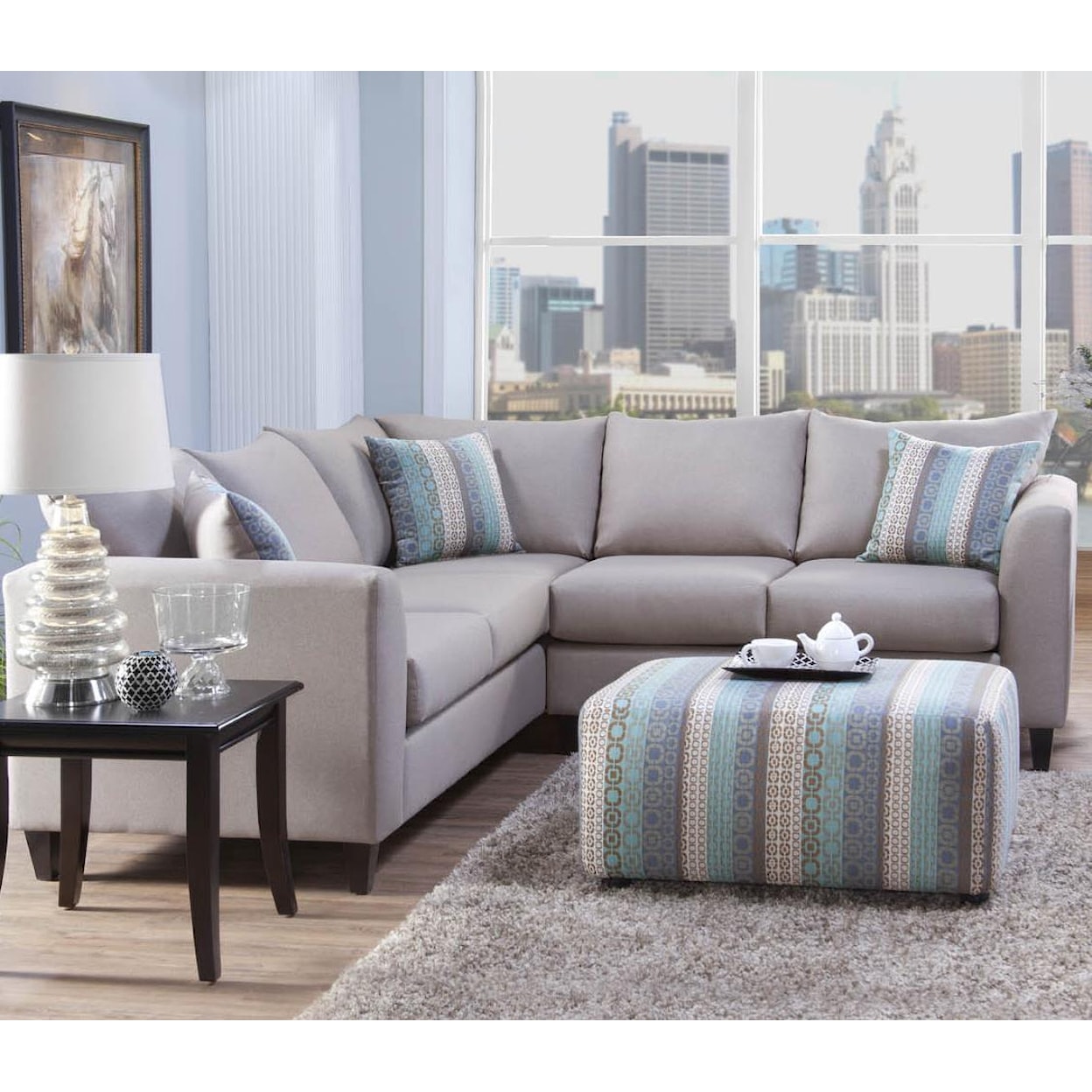 Serta Upholstery by Hughes Furniture 2100 Sectional