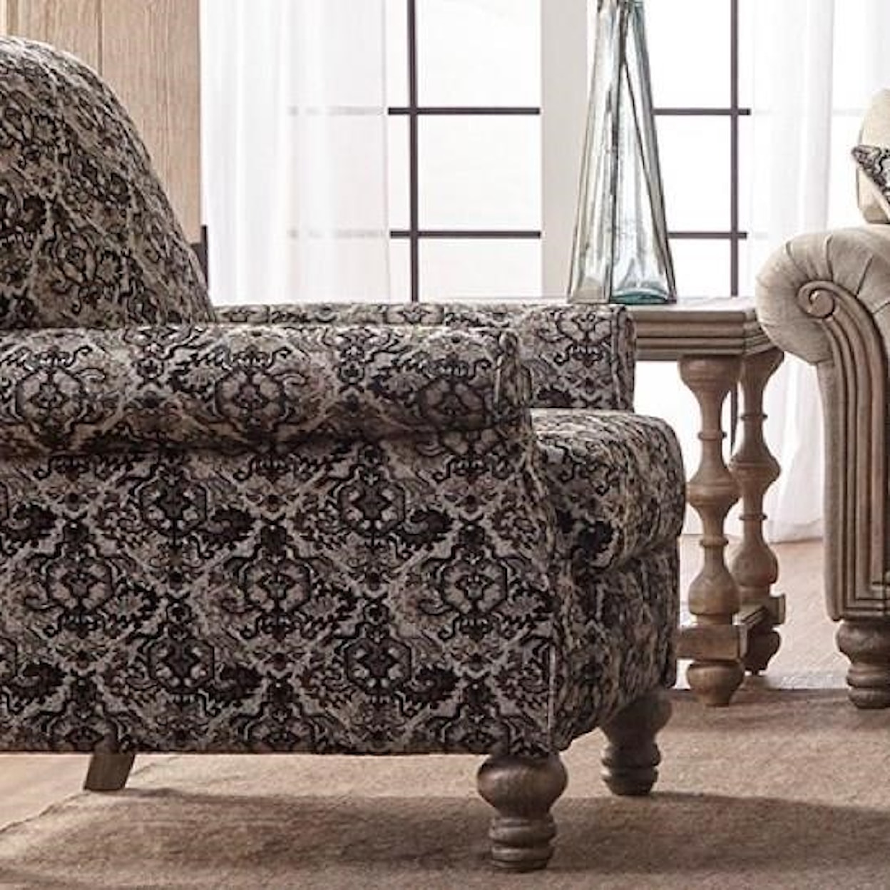 Serta Upholstery by Hughes Furniture 245 High Leg Recliner