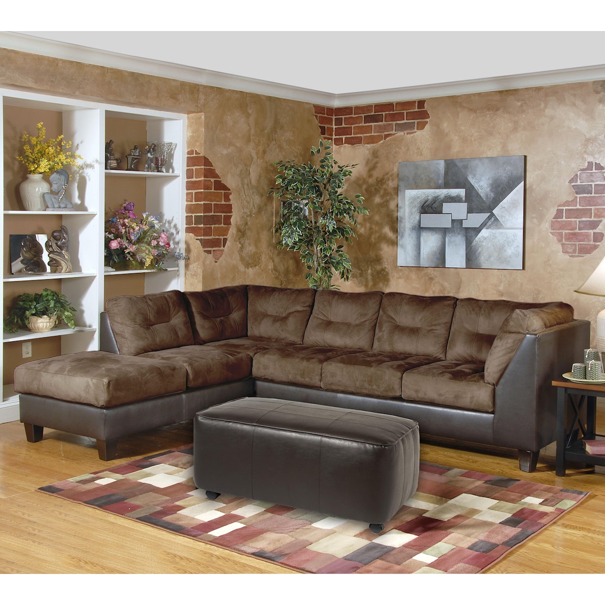 Serta Upholstery by Hughes Furniture 2550 Series Sectional Sofa