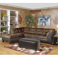 Contemporary Sectional with Left-Facing Chaise