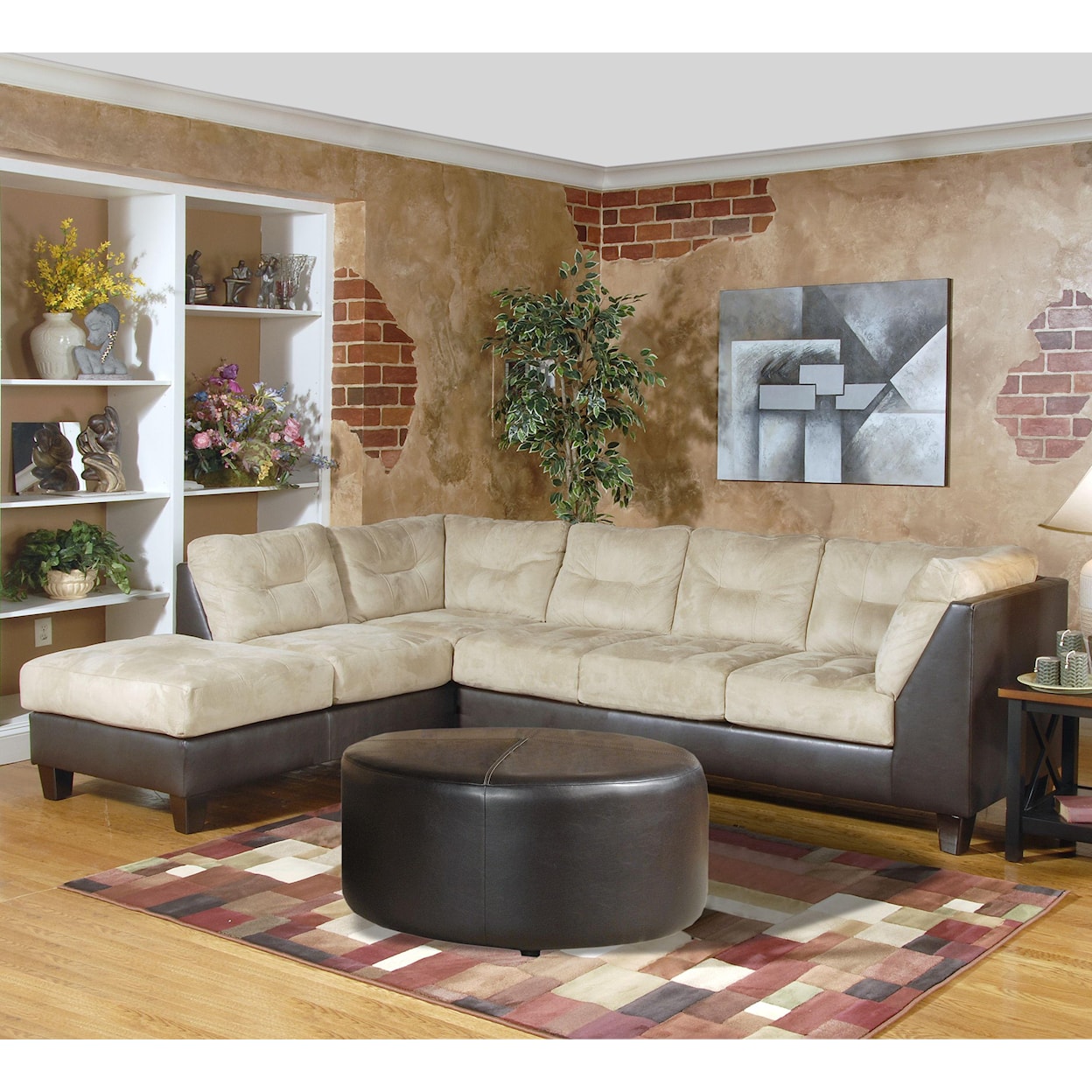 Serta Upholstery by Hughes Furniture 2550 Sectional Sofa