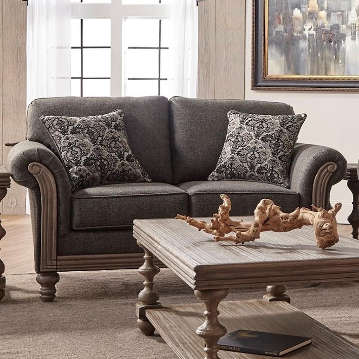 Serta Upholstery by Hughes Furniture 3400 Upholstered Loveseat