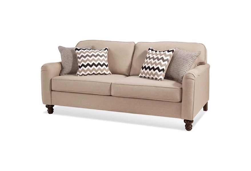 4050 Transitional Sofa by Serta Upholstery by Hughes Furniture at Rooms for Less